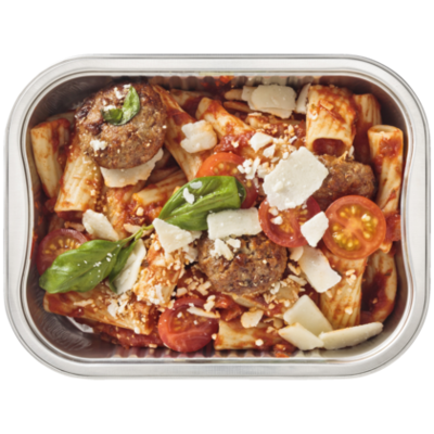 Huismerk Pasta met gehaktballetjes tomatensaus