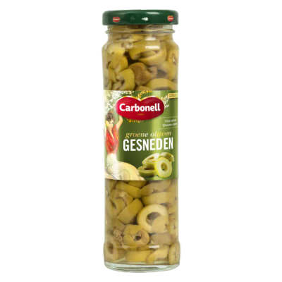 Carbonell Groene Olijven Gesneden