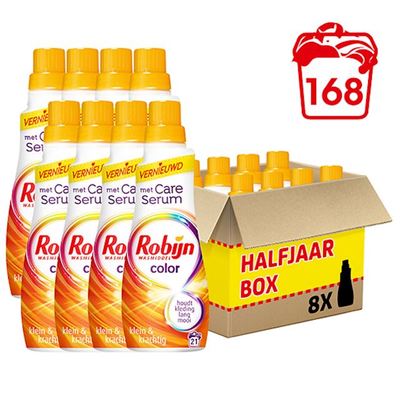 Robijn wasmiddel color klein & krachtig halfjaar box