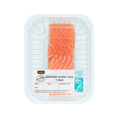 Huismerk Zalmfilet zonder Huid