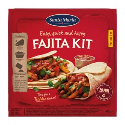 Santa Maria Dinner kit fajita