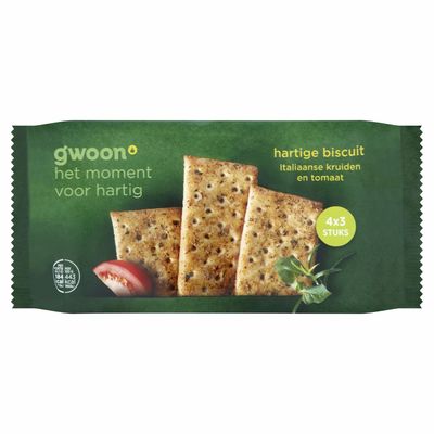 G'woon Hartige Biscuit Italiaanse Kruiden