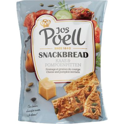 Jos Poell Snackbread Kaas & Pompoen