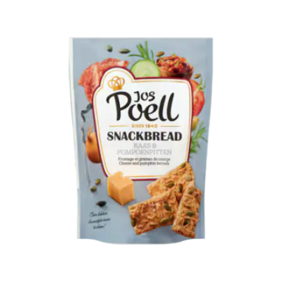 Jos Poell Snackbread Kaas & Pompoenpitten