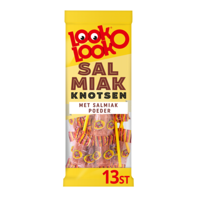 Look-O-Look Salmiak Knotsen 13 Stuks