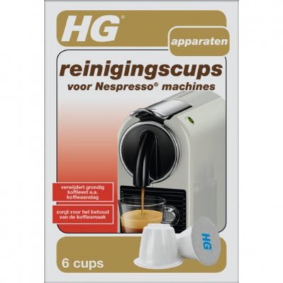 HG Reinigingscups voor nespresso