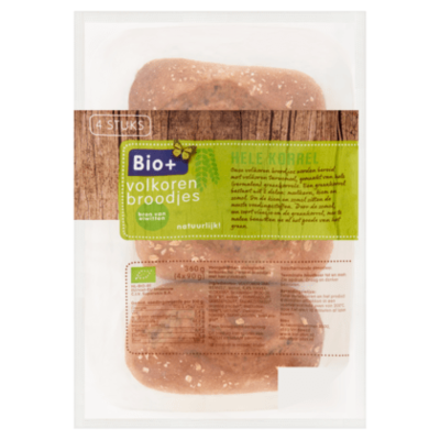 Bio+ Volkorenbroodjes