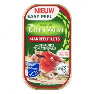 John West Makreelfilet in tomatensaus MSC