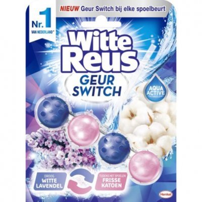 Witte Reus geur switch lavendel katoen