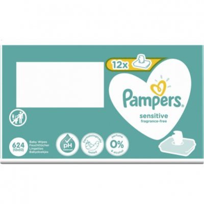 Pampers Baby Wipes Sensitive 12 stuks