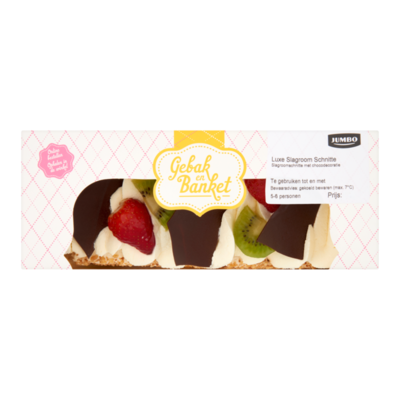 Huismerk Gebak en Banket Luxe Slagroom Schnitte