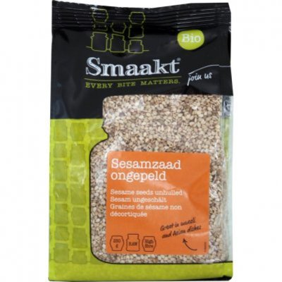 Smaakt Sesamzaad ongepeld