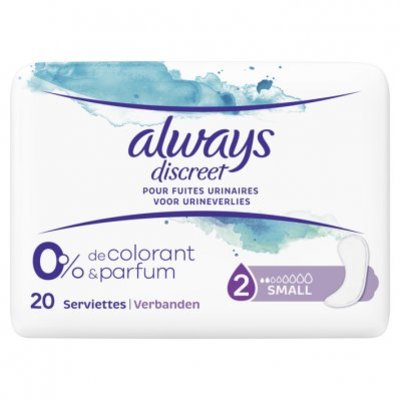 Always Discreet pads 0% small single pack