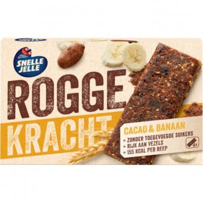 Snelle Jelle Roggekracht cacao & banaan fruitreep