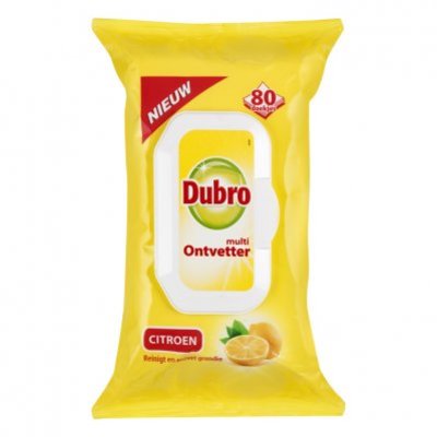 Dubro Doekjes multi ontvetter citroen
