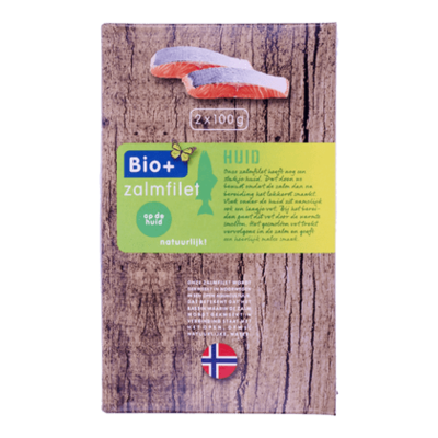 Bio+ Zalmfilet op huid