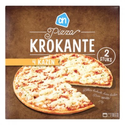 Huismerk Krokante pizza 4 kazen