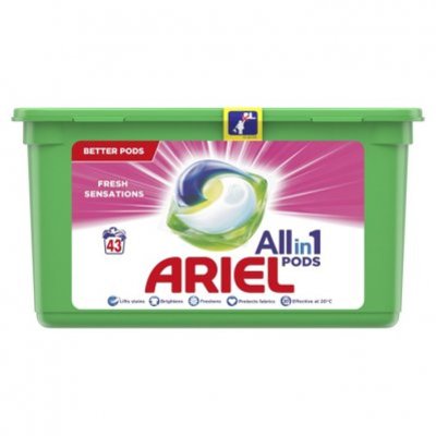 Ariel Allin1 pods fris roze wasmiddelcapsules