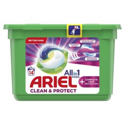 Ariel Allin1 pods+ clean & protect wascapsules