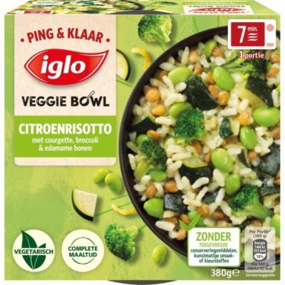 Iglo Ping&Klaar Veggie Bowl Citroenrisotto