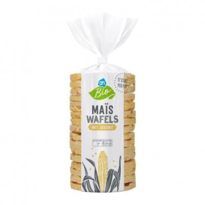 Huismerk Biologisch Maïswafels met zeezout