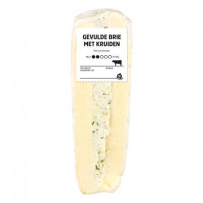 Huismerk Gevulde brie met kruiden 60+