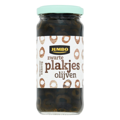 Huismerk Zwarte Plakjes Olijven