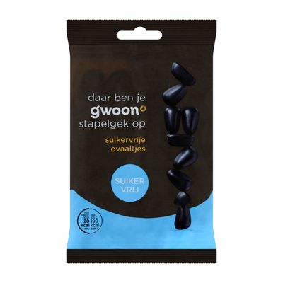 G'woon Zoute Ovaaltjes Suikervrij
