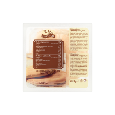 Pita Original Voorgebakken Pitabrood 5 Stuks