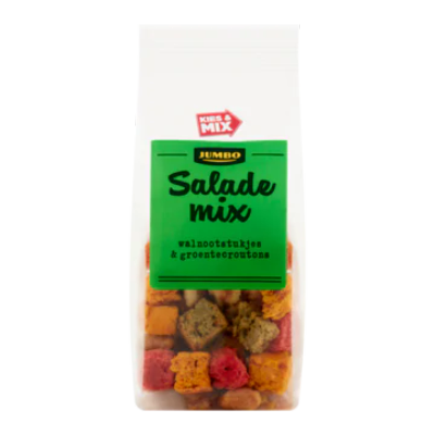 Huismerk Salade Mix Walnootstukjes & Groentecroutons