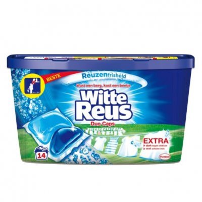 Witte Reus duo-caps wascapsules