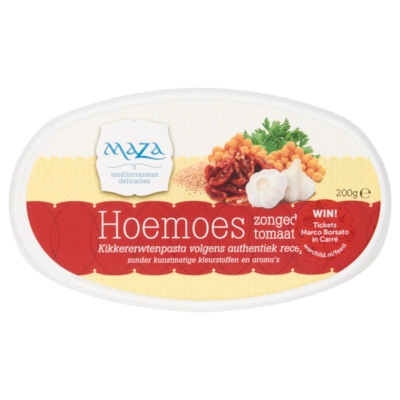 Maza Hoemoes Zongedroogde Tomaat