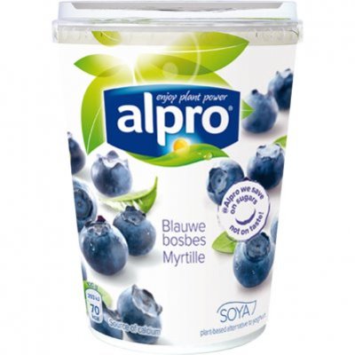 Alpro Plantaardige variatie op yoghurt bosbes