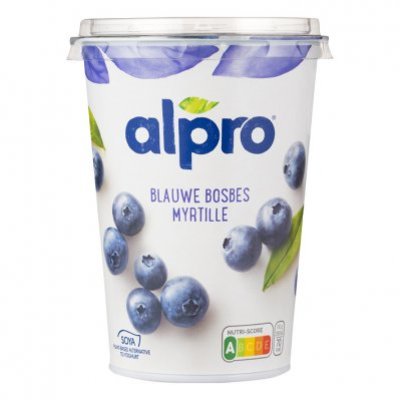 Alpro Plantaardige variatie op yoghurt bosbes