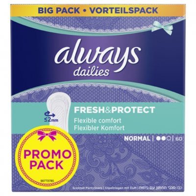 Always Dailies fresh & protect inlegkruisjes