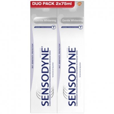 Sensodyne Gentle whitening duo gevoelig tandpasta