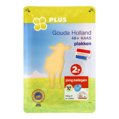 Huismerk Goudse jong belegen 48+ plakken