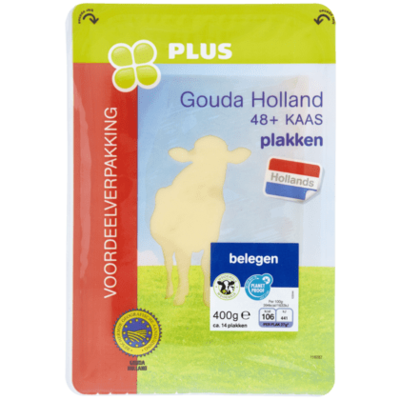 Huismerk Goudse belegen 48+ plakken