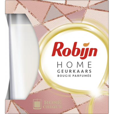 Robijn Geurkaars rose chique