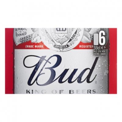 Bud 6-pack blik