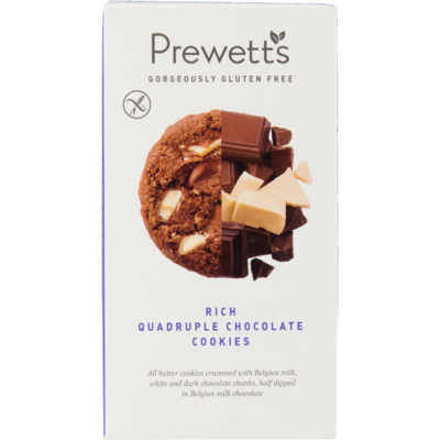 Prewetts Chocolate cookies quadruple
