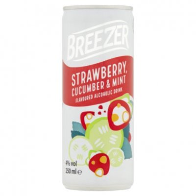 Bacardi Breezer strawberry cucumber mint
