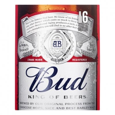 Bud 6-pack fles