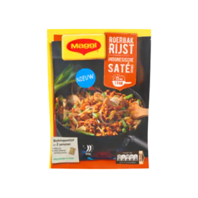 Maggi Roerbakrijst Indonesische Sate Maaltijdpakket voor 2 Pers