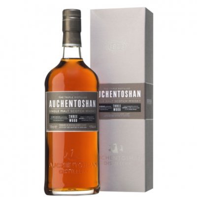 Auchentoshan Three wood single malt Scotch whisky