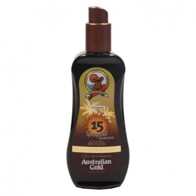 Australian Gold Bronzer spray medium protection SPF15