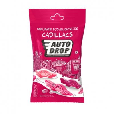 Autodrop Rode cadillacs