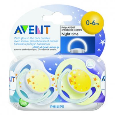 Avent Fopspeen night 0-6 maanden