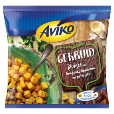 Aviko Gekruide Aardappelblokjes