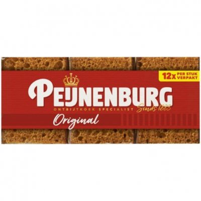 Peijnenburg Ontbijtkoek naturel portieverpakking